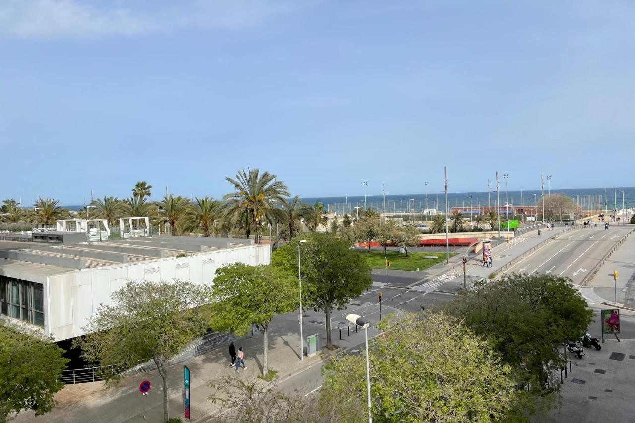 Apartment With Sea Views Next To The Beach Of Mar Bella Barcelona Buitenkant foto